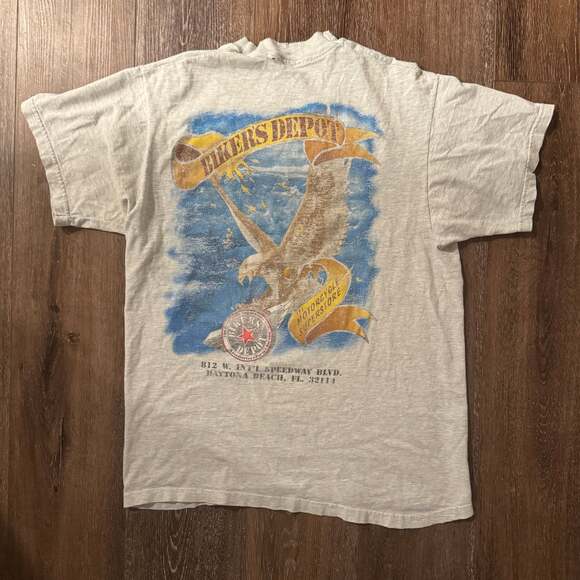 men’s vintage 1998 bike week eagle tee - Picture 1 of 6